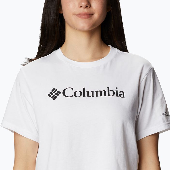 Columbia γυναικείο North Cascades Cropped trekking shirt λευκό 1930051101 5