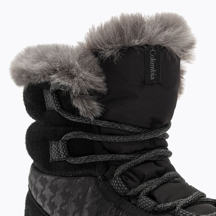 Columbia Slopeside Peak Luxe γυναικείες μπότες χιονιού μαύρο/γραφίτη 8