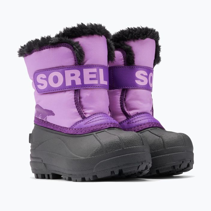 Sorel Snow Commander παιδικές μπότες χιονιού gumdrop/purple violet 9