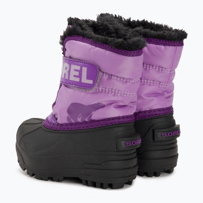 Sorel Snow Commander παιδικές μπότες χιονιού gumdrop/purple violet 3