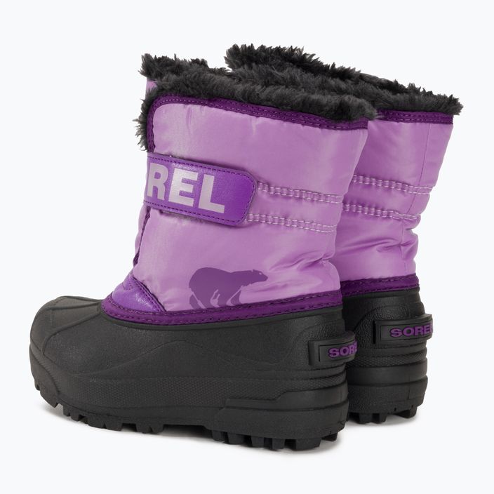Sorel Snow Commander junior μπότες χιονιού gumdrop/purple violet 3