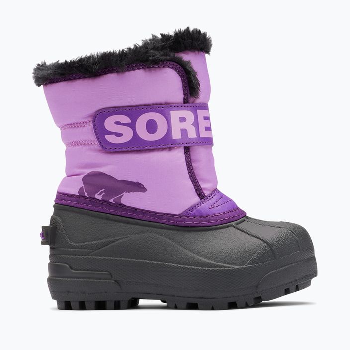 Sorel Snow Commander junior μπότες χιονιού gumdrop/purple violet 7