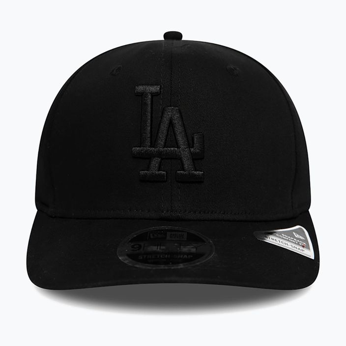New Era Tonal Black 9Fifty Stretch Snap Los Angeles Dodgers καπέλο μαύρο 3