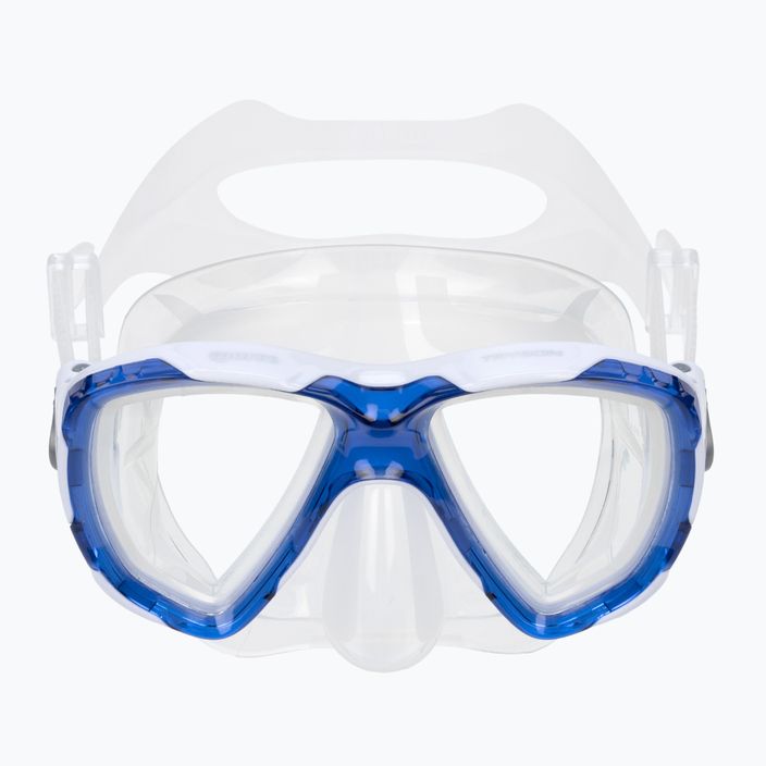Mares Trygon μάσκα κατάδυσης με αναπνευστήρα διαφανής και μπλε 411262 2