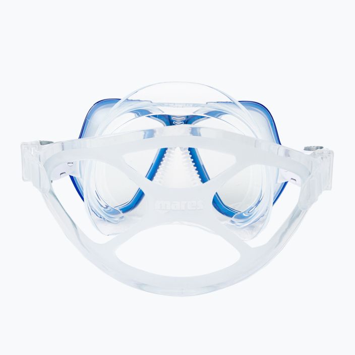Μάσκα κατάδυσης Mares X-Vision διαφανής μπλε 411053 5