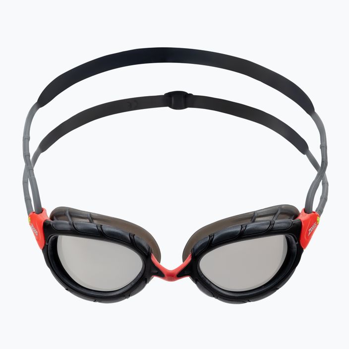 Zoggs Predator Titanium κόκκινο/γκρι/καθαρό καπνό γυαλιά κολύμβησης 461065 2