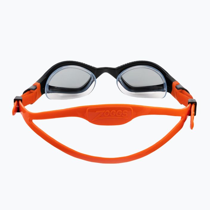 Zoggs Tiger LSR+ γυαλιά κολύμβησης μαύρο/πορτοκαλί/αποχρώσεις καπνού 461093 5