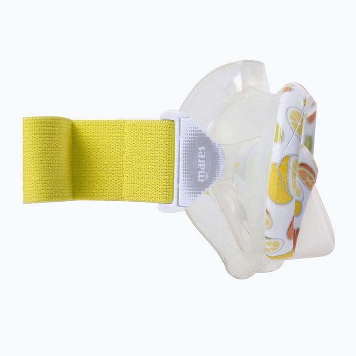 Παιδικό σετ αναπνευστήρα Mares Combo Vitamin λευκό/κίτρινο/καθαρό 3