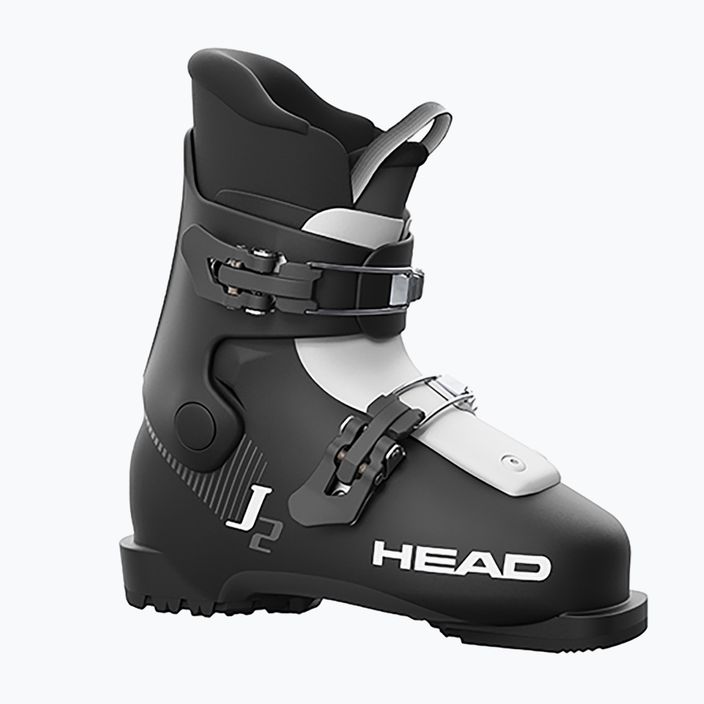 HEAD J2 μαύρες/λευκές παιδικές μπότες σκι 6