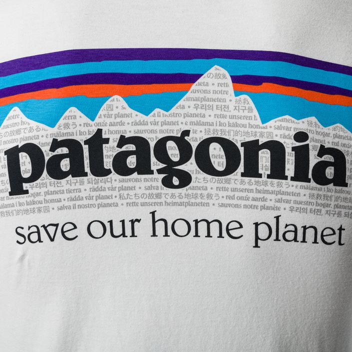 Ανδρικό Patagonia P-6 Mission Organic λευκό πουκάμισο πεζοπορίας 7
