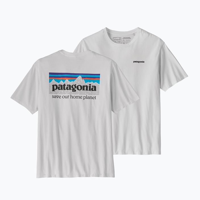 Ανδρικό Patagonia P-6 Mission Organic λευκό πουκάμισο πεζοπορίας 8