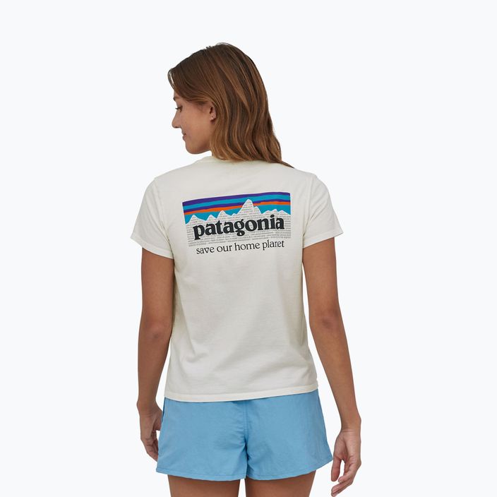 Γυναικείο Patagonia P-6 Mission Organic birch white trekking shirt 2