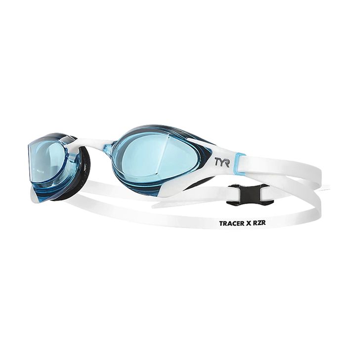 Γυαλιά κολύμβησης TYR Tracer-X  σειρές R Racing blue/ white/ white 2