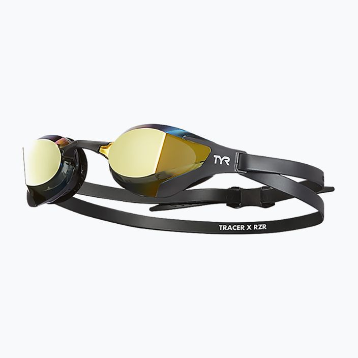 TYR Tracer-X RZR Mirrored Racing γυαλιά κολύμβησης χρυσά/μαύρα LGTRXRZM_751 6