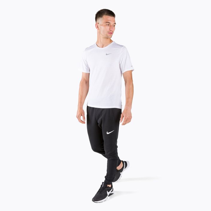 Ανδρικό μπλουζάκι προπόνησης Nike Dri-FIT Miler λευκό CU5992-100 2