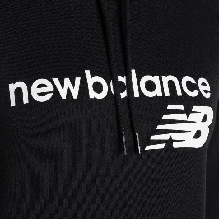 Γυναικείο New Balance Core Fleece Hoodie μαύρο 3