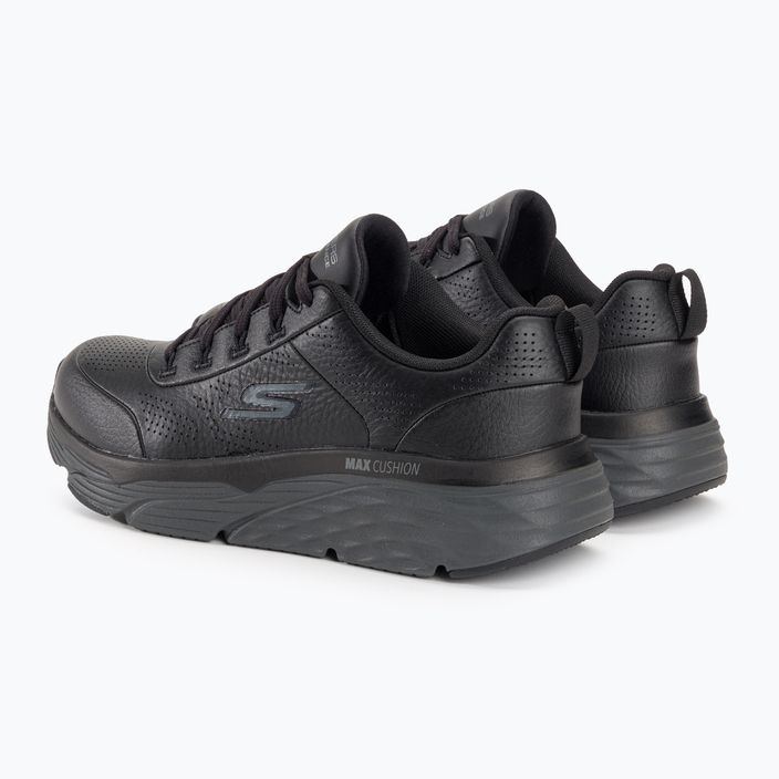 SKECHERS Max Cushion Elite Lucid μαύρα/ανθρακί ανδρικά παπούτσια για τρέξιμο 3