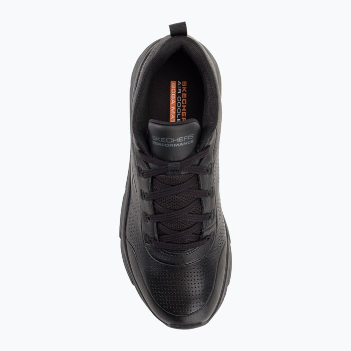 SKECHERS Max Cushion Elite Lucid μαύρα/ανθρακί ανδρικά παπούτσια για τρέξιμο 6