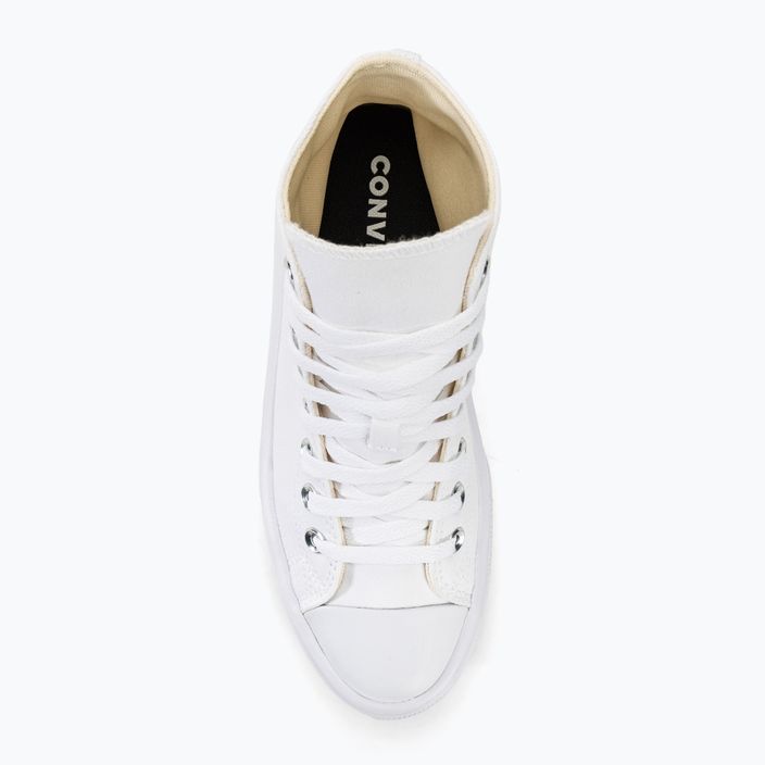 Converse γυναικεία αθλητικά παπούτσια Chuck Taylor All Star Move Platform Hi λευκό/φυσικό ιβουάρ/μαύρο 5