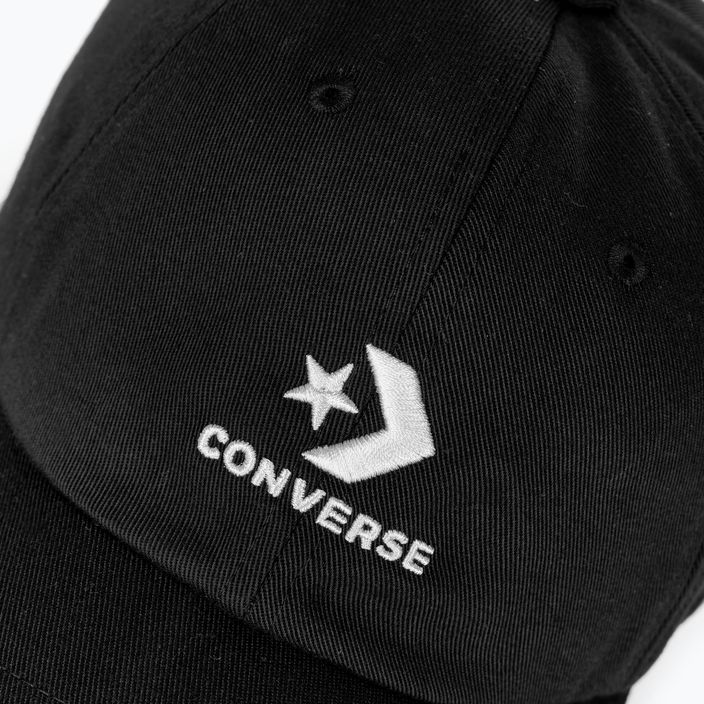 Converse Λογότυπο Lock Up Καπέλο μπέιζμπολ converse μαύρο 4