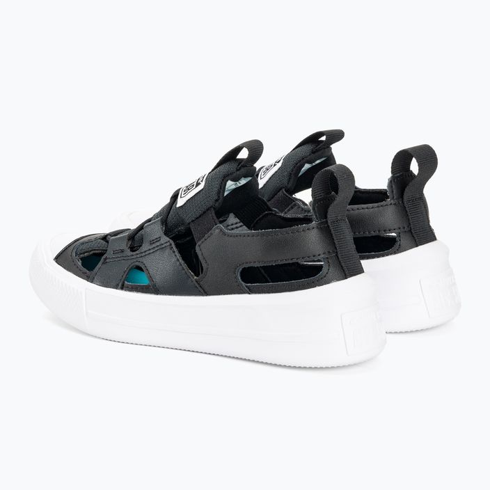 Converse Ultra Sandal Slip μαύρο/μαύρο/λευκό παιδικά σανδάλια 3