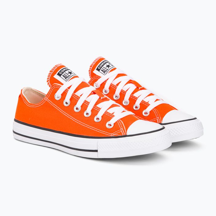 Converse Chuck Taylor All Star Ox πορτοκαλί/λευκό/μαύρο αθλητικά παπούτσια 4