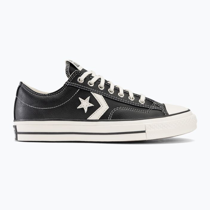 Sneakers Converse Star Player 76 Fall Leather A06204C black/vintage white/silver 2