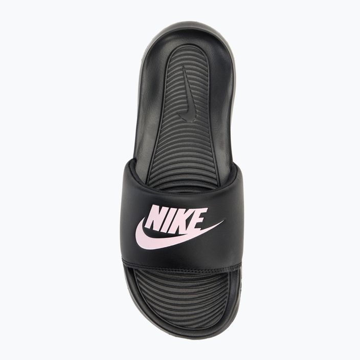 Nike Victori One Slide μαύρο/μαύρο/βιολετί γυναικεία σαγιονάρες 5