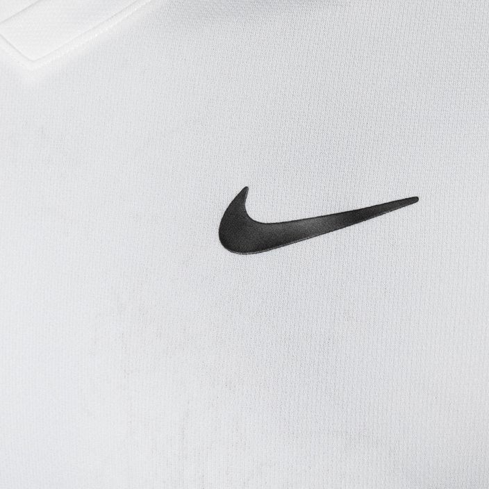Ανδρικό πουκάμισο τένις Nike Court Dri-Fit Victory λευκό/λευκό/μαύρο 3