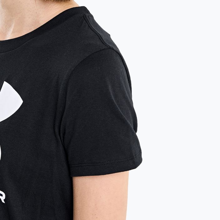 Under Armour Rival Logo γυναικείο t-shirt μαύρο/λευκό 7