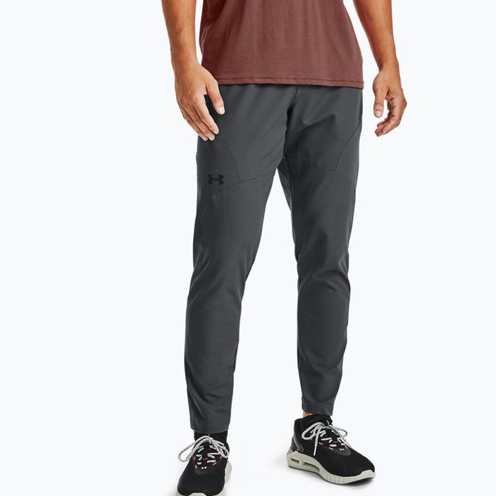 Under Armour Unstoppable Tapered γκρι ανδρικό παντελόνι προπόνησης 1352028