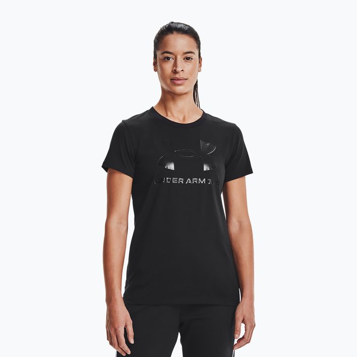 Under Armour Live Sportstyle Graphic μαύρο/μαύρο γυναικείο t-shirt