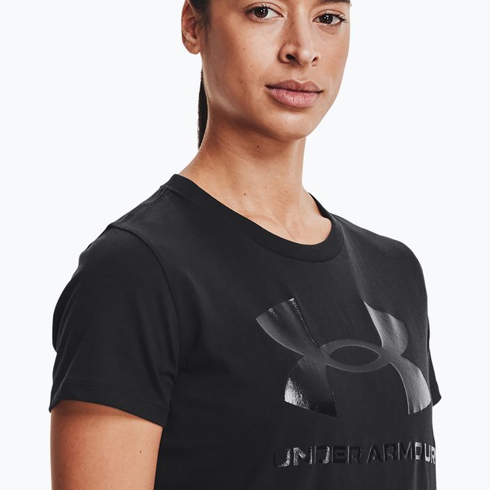 Under Armour Live Sportstyle Graphic μαύρο/μαύρο γυναικείο t-shirt 3