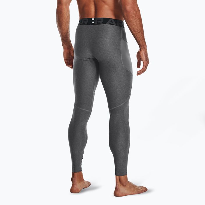 Ανδρικό κολάν προπόνησης Under Armour HeatGear carbon heather/μαύρο 3