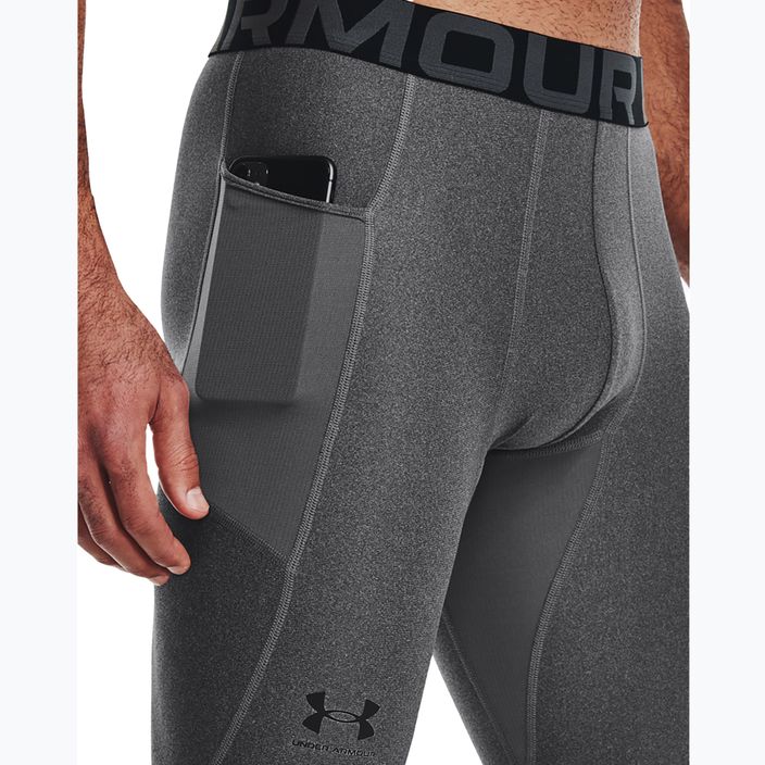 Ανδρικό κολάν προπόνησης Under Armour HeatGear carbon heather/μαύρο 4