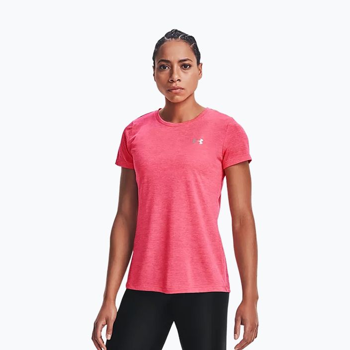 Under Armour Tech SSC γυναικείο μπλουζάκι προπόνησης ροζ 1277206-653 3