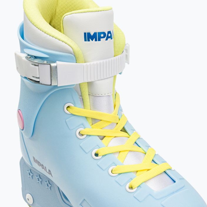 Γυναικεία πατίνια IMPALA Lightspeed Inline Skate μπλε/κίτρινο IMPINLINE1 πατίνια με ρολό 5