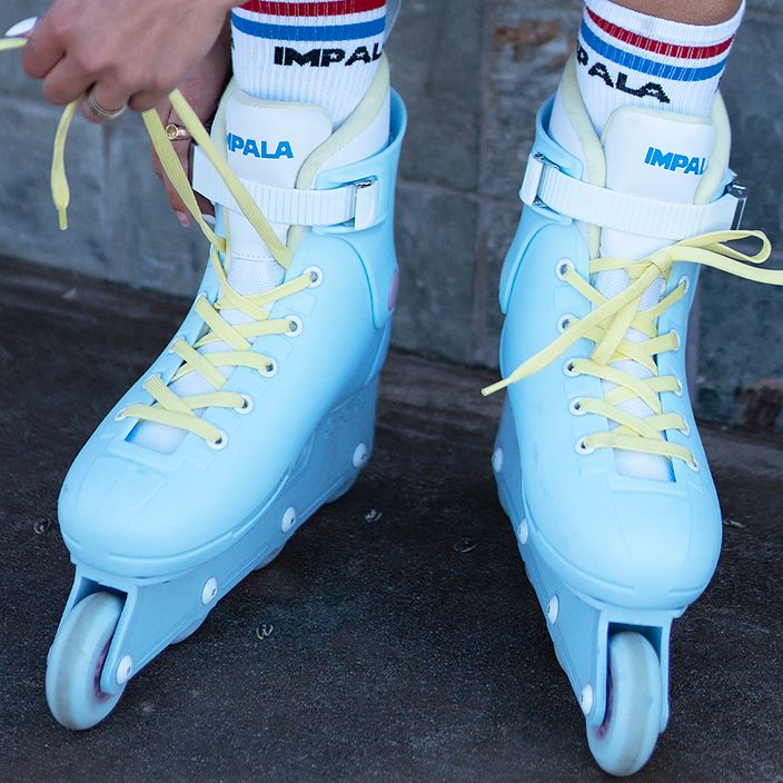 Γυναικεία πατίνια IMPALA Lightspeed Inline Skate μπλε/κίτρινο IMPINLINE1 πατίνια με ρολό 9
