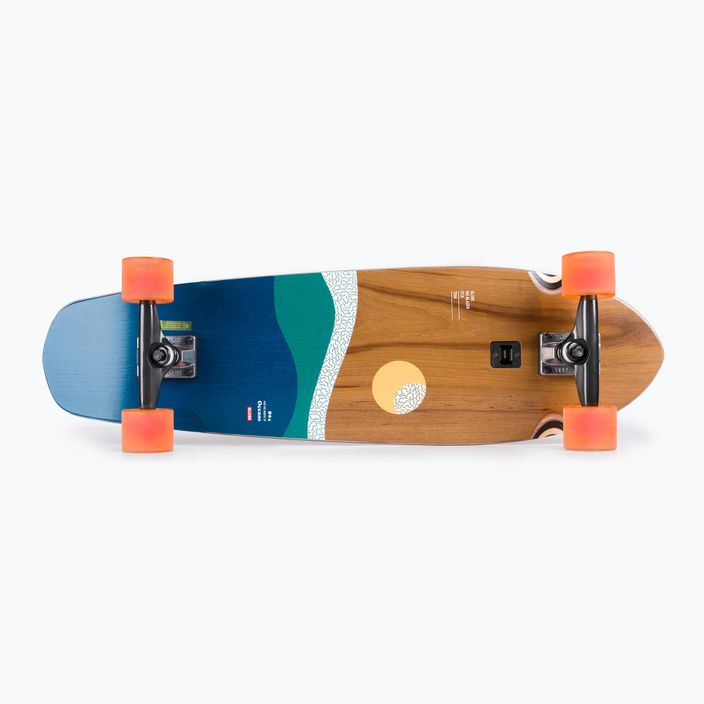 Globe Big Blazer καφέ-μπλε longboard skateboard 10525195_TEAKOCNS