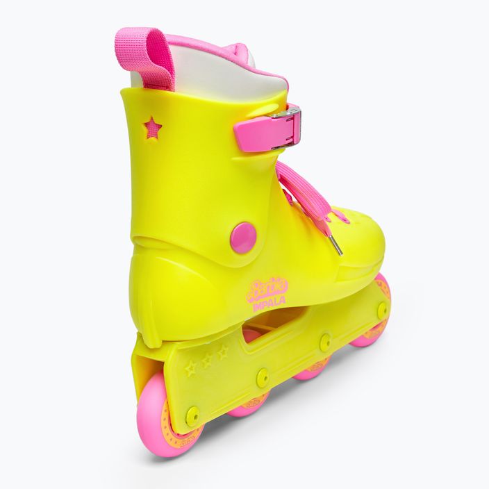 Γυναικεία πατίνια IMPALA Lightspeed Inline Skate barbie φωτεινό κίτρινο 5