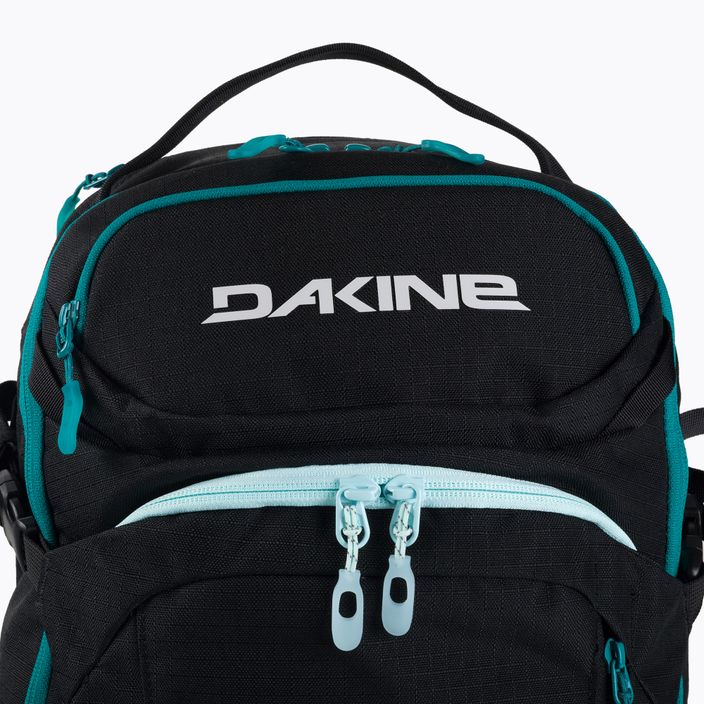 Dakine Heli Pro 20 γυναικείο σακίδιο snowboard μαύρο-πράσινο D10003270 4