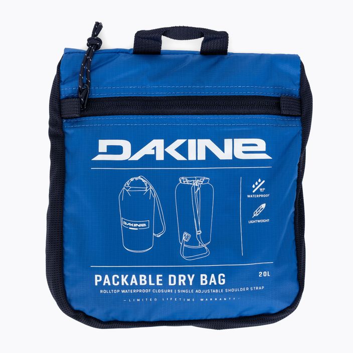 Dakine Packable Rolltop Dry Bag 20 αδιάβροχο σακίδιο πλάτης μπλε D10003921 5