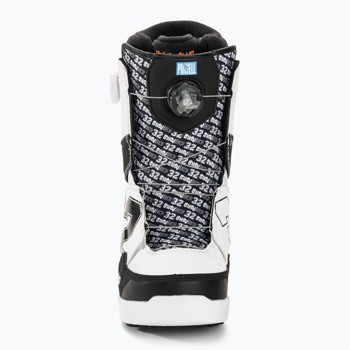 Ανδρικές μπότες snowboard ThirtyTwo Lashed Double Boa Powell '23 λευκό/μαύρο 3