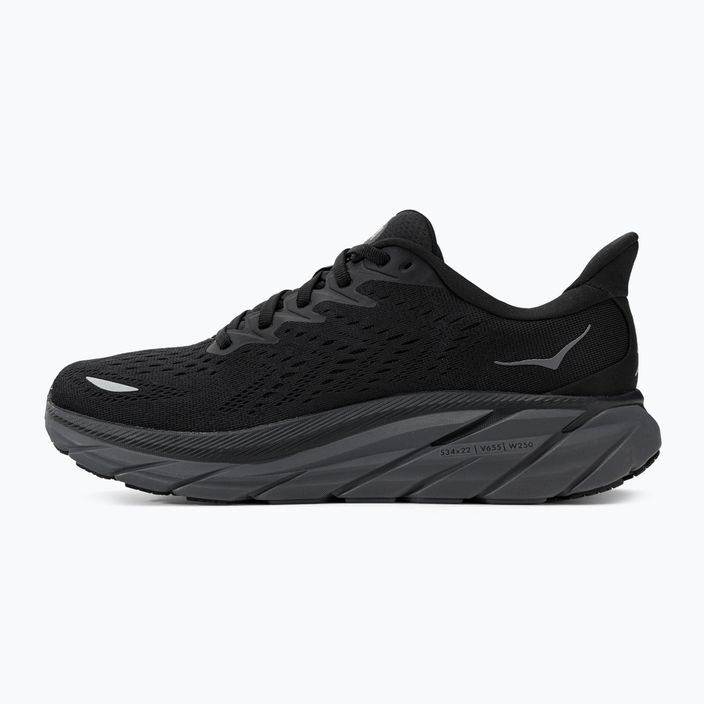 HOKA ανδρικά παπούτσια για τρέξιμο Clifton 8 μαύρο 1119393-BBLC 3