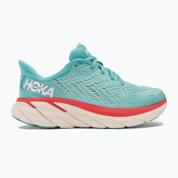 Γυναικεία παπούτσια για τρέξιμο HOKA Clifton 8 Wide aquarelle/eggshell blue 2