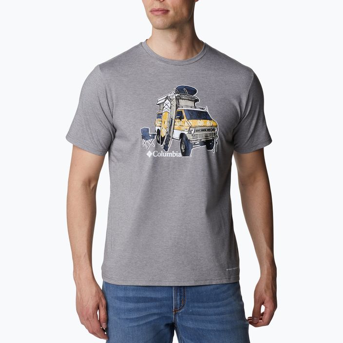 Columbia Sun Trek ανδρικό πουκάμισο trekking γκρι 1931172 5