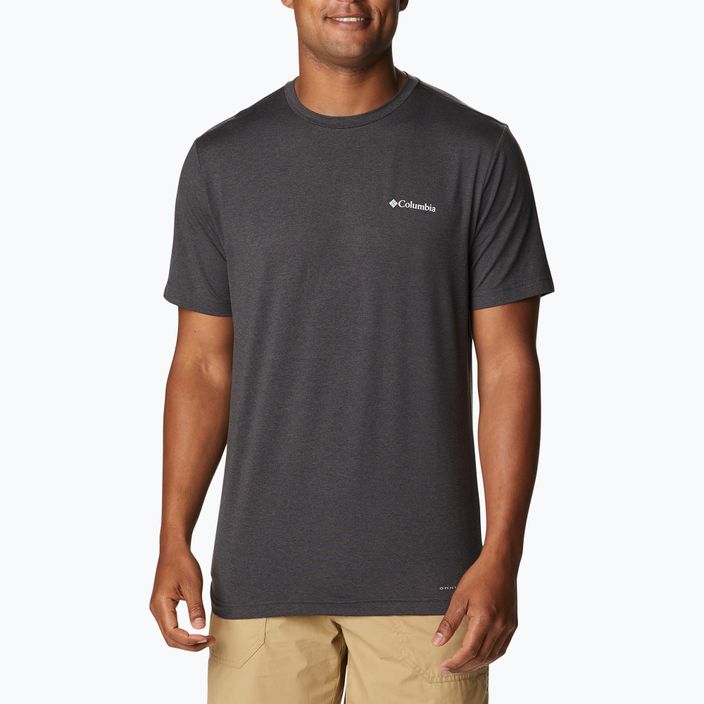 Columbia Tech Trail Graphic Tee ανδρικό πουκάμισο πεζοπορίας μαύρο 1930802 5