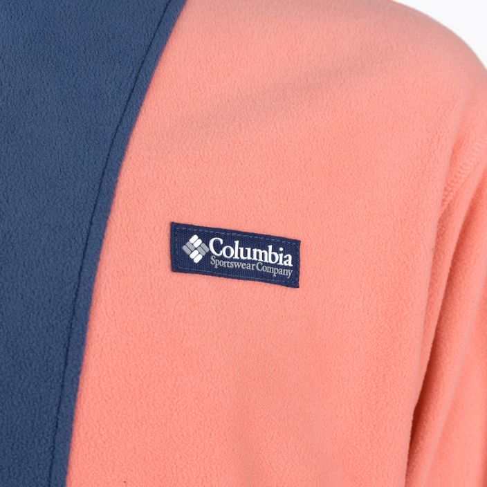 Columbia Back Bowl ανδρικό πορτοκαλί και μπλε fleece φούτερ 1890764 3