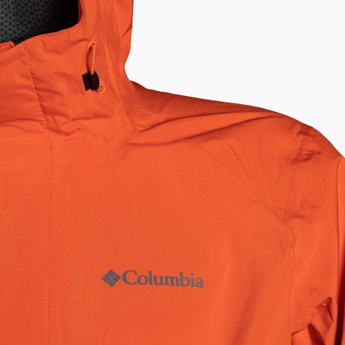 Columbia ανδρικό μπουφάν βροχής Earth Explorer Shell 813 πορτοκαλί 1988612 19
