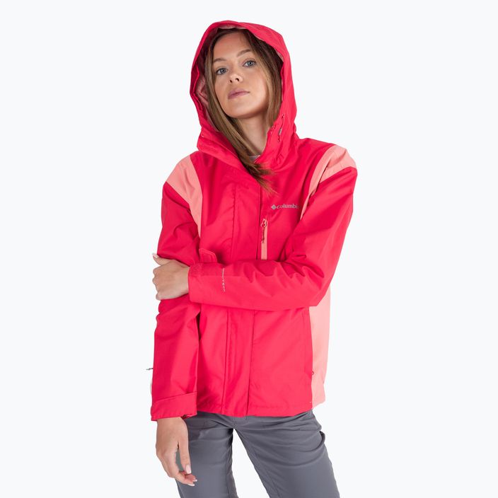 Columbia γυναικείο μπουφάν βροχής Hikebound ροζ 1989253 6